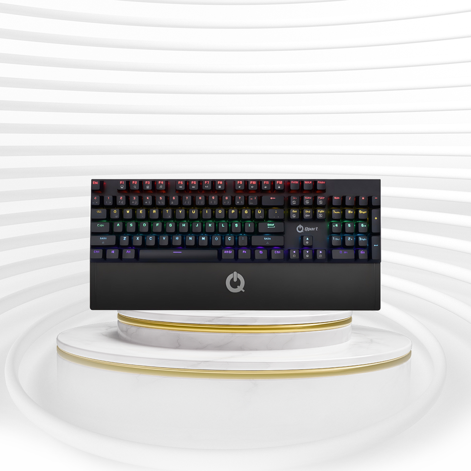 QPART MECH-2000 RGB BLUE SWİTCH KABLOLU MEKANİK OYUNCU KLAVYE