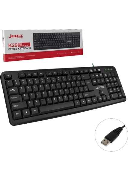 JEDEL K-29 KABLOLU OFFİCE KLAVYESİ