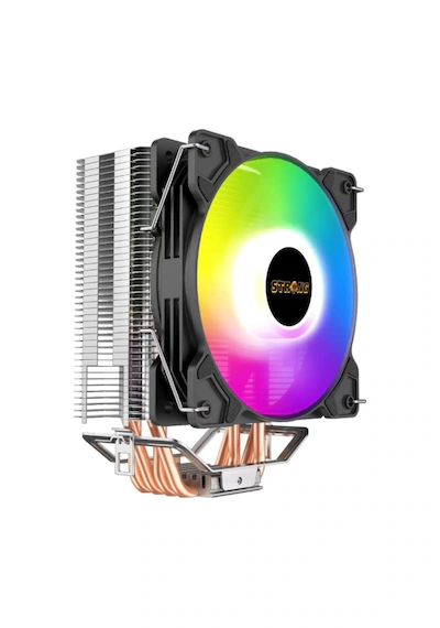 STRONG M4-12XPRO 12CM RAİNBOW 4 BAKIR KULE TİPİ İŞLEMCİ CPU FAN